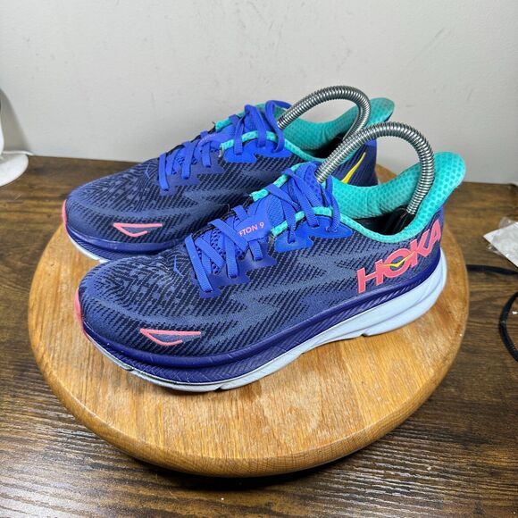 Hoka Clifton 9 Bellwether Blue Women's Size 7 B Shoes 1127896 BBCRM - Picture 3 of 9
